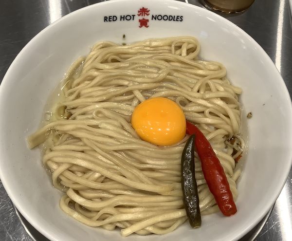 「鬼そば　＋　小麻婆丼」@中華そば赤寅の写真