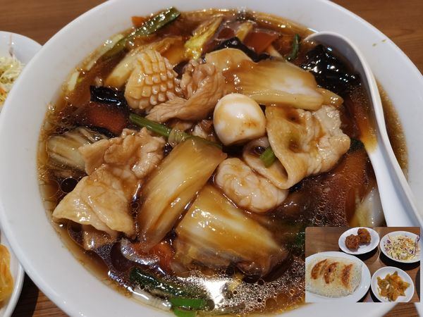 「五目そば＆点心セット」@南砂餃子坊の写真