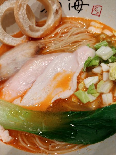 「海老香る潮らーめん」@らーめん専門 和海 なんば店の写真