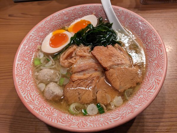 「上塩そば（淡麗系）」@秋刀魚中華そば 生粋の写真