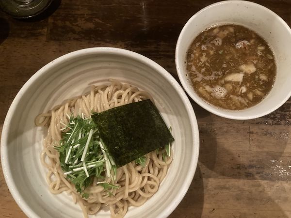「濃い出汁つけそば 980円」@日本橋 製麺庵 なな蓮の写真