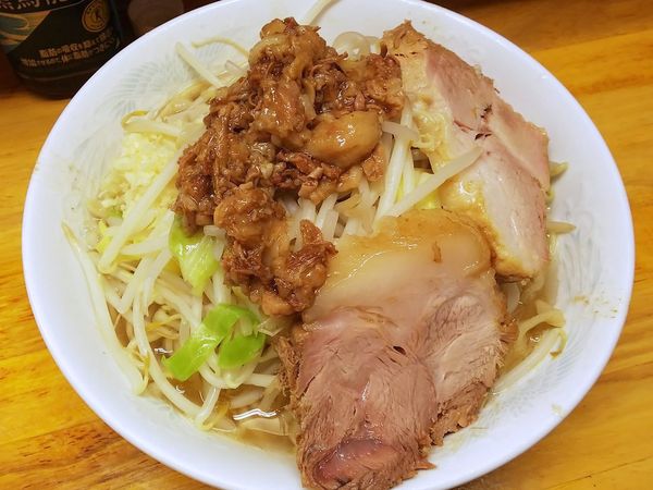 「小ラーメン　ニンニクアブラ　750円」@ラーメン二郎 立川店の写真