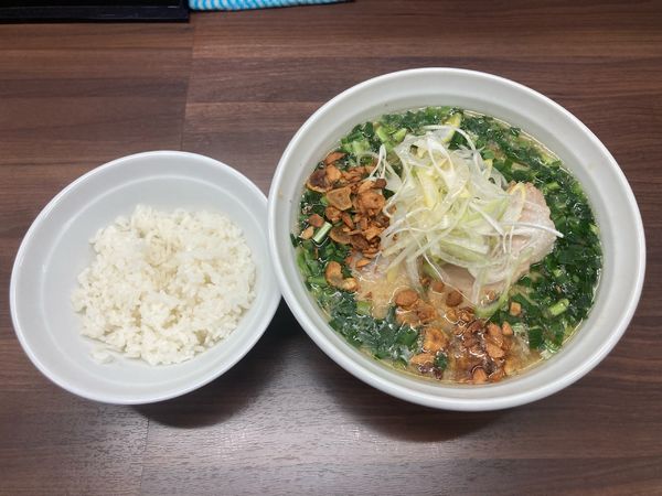 「ニラそば」@マルカミラーメンの写真