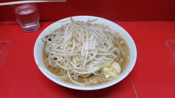 「小ラーメン（にんにく少しからめ）」@ラーメン二郎 松戸駅前店の写真