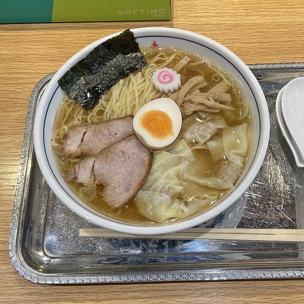 「ワンタン麵」@中華麺 多文の写真