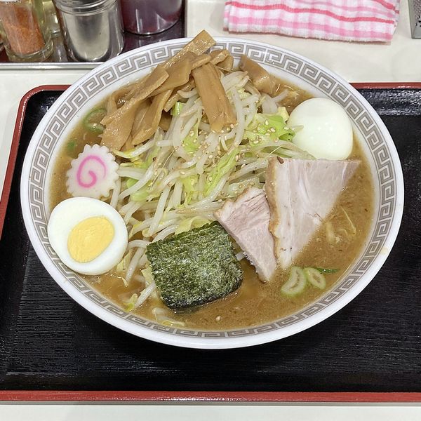 「中華そば＋野菜＋茹卵」@所沢大勝軒の写真