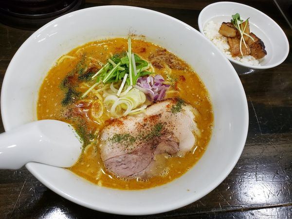 「【限定】鯛味噌×カレーラーメン」@ラーメン晃煇の写真