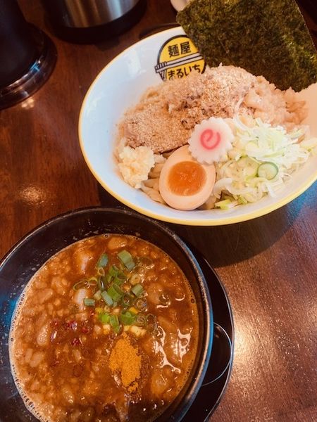 「カレーつけ麺（極太ウェーブ麺） 980円」@麺屋まるいちの写真