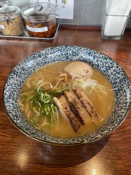 「濃厚鶏そば+替玉」@鶏そば 一瑳の写真