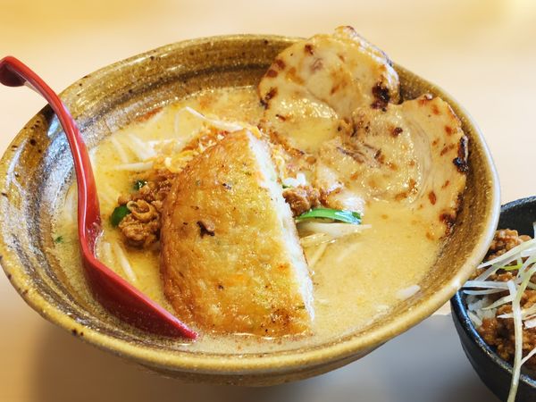 「九州麦味噌炙りチャーシューらーめん」@味噌乃屋 田所商店 仙台駅前店の写真