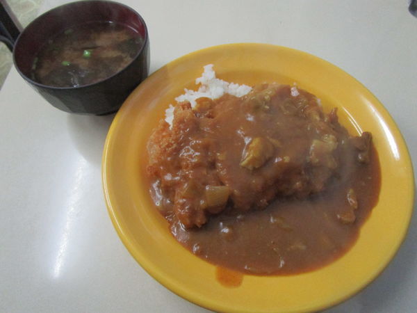 「カツカレーライス 900円」@キッチンラッキーの写真