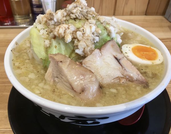 「二郎系ラーメン(950¥)」@麺 joy なごみ家の写真