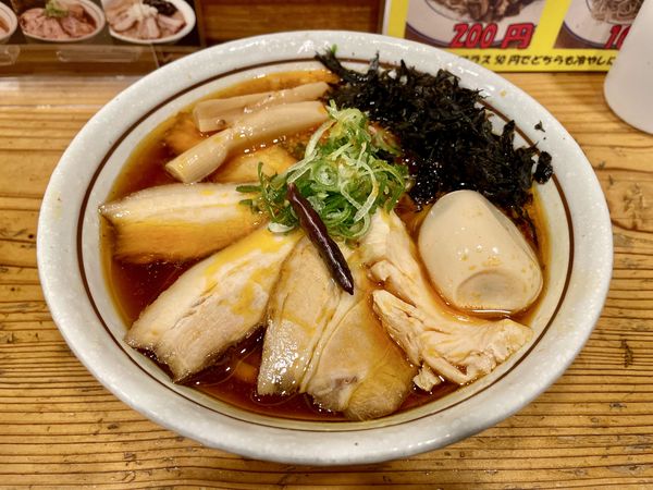 「特製赤い背脂煮干蕎麦」@中華そば 一陽来復の写真