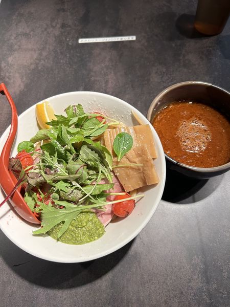 「EBIトマトつけ麺1150円」@つけ麺 GAKUの写真