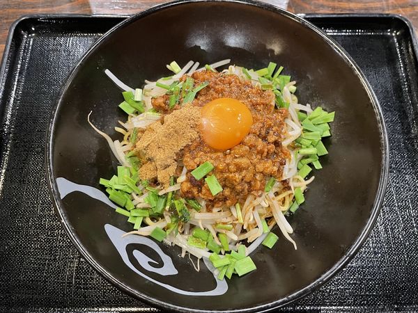 「肉みそまぜ麺　￥１０００」@らーめん吉左右の写真