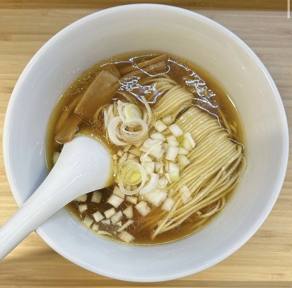 「かけ中華そば」@中華そば NATURAの写真