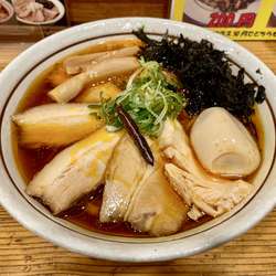 特製赤い背脂煮干蕎麦