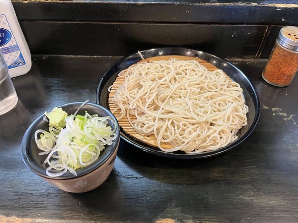 「もりそば330円」@きらく蕎麦 小川の写真