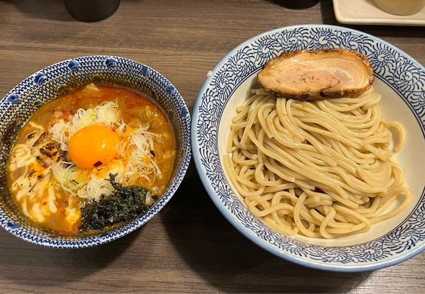 「【限定】キムチとチーズのチゲつけ麺」@狼煙 〜NOROSHI〜の写真