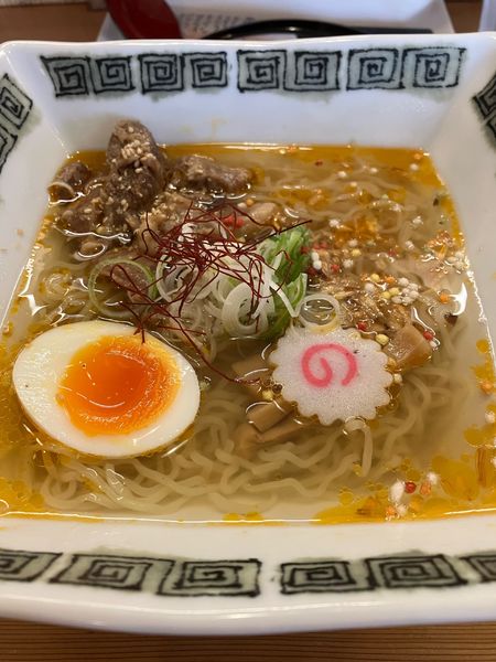 「牛すじの辛味麺（1250円）」@玉響 高浜店の写真