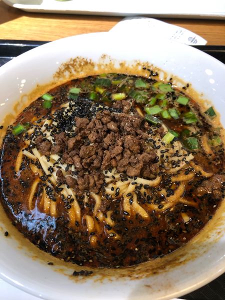 「黒ゴマ坦々麺」@紅虎小吃店 成田空港店の写真