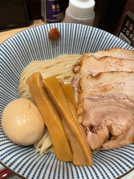 「真鯛つけ麺」@鯛塩そば 灯花 ペリエ千葉店の写真