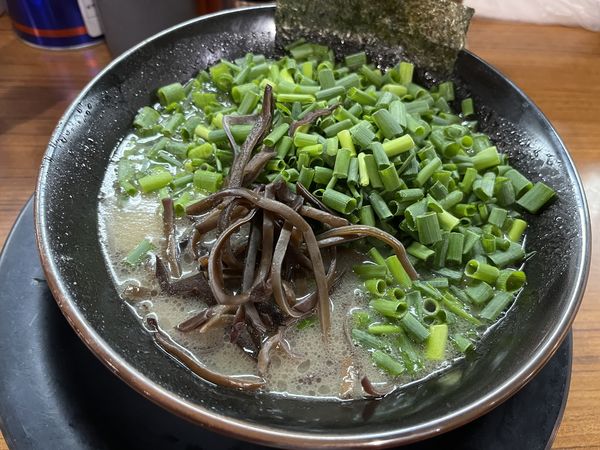 「ネギラーメン」@博多長浜らーめん ぼたんの写真