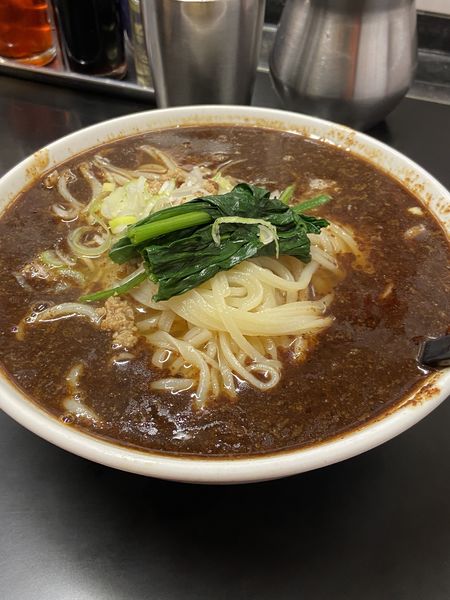「坦々麺大盛り」@中国手打拉麺 馬賊 浅草本店の写真