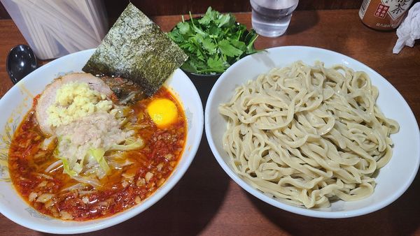 「トムヤムクンつけ麺 パクチーW」@D麺の写真