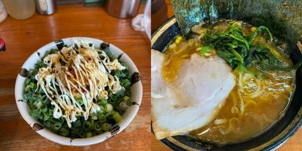 「ラーメン　ねぎ玉めし」@末廣家の写真