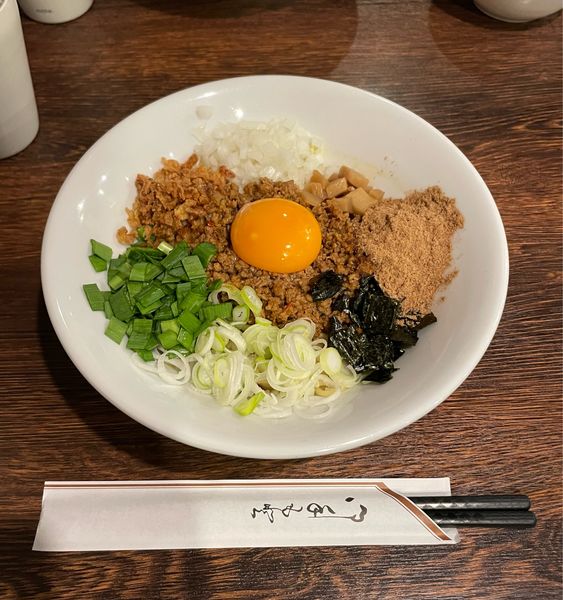 「【ゲリラ限定】台湾まぜそば」@麺屋 真心の写真