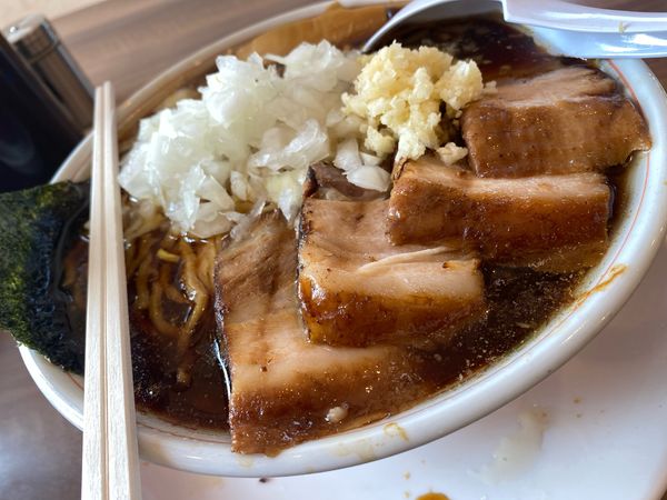 「チャーシュー麺大」@柏 濃麺や 39名の写真
