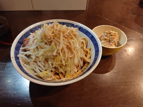 「エビ汁無し ポテチャ」@ラーメン ゼンゼンの写真
