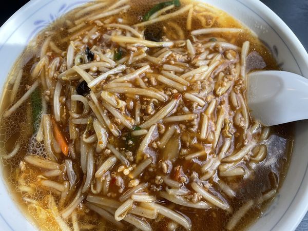 「四川ラーメン（しょうゆ）880円」@やまむろラーメンの写真