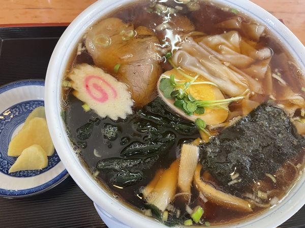 「ワンタンメン850円」@白河ラーメンHIRO 麺風靡の写真