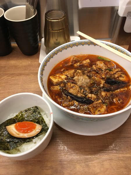 「神田雲林特製麻婆かけタンメン」@雲林坊 高輪ゲートウェイ店の写真