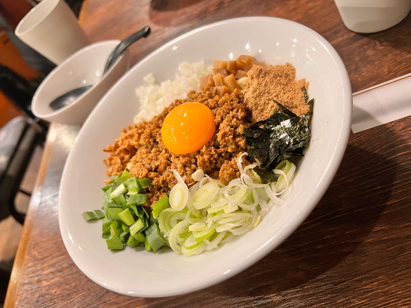 「【ゲリラ限定】台湾まぜそば」@麺屋 真心の写真