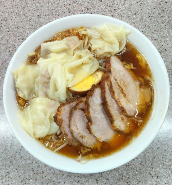 「チャーシューワンタン麺 1100円」@中華麺店 喜楽の写真