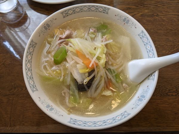 「タンメン餃子セット:910円」@中華 一番の写真