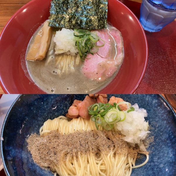 「濃厚煮干し中華そば　1000安＋和え玉250円」@煮干し中華蕎麦 彩葉にの写真