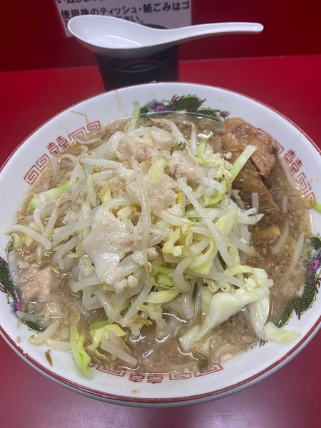 「小ラーメン(ニンニク少なめアブラ)」@ラーメン二郎 京急川崎店の写真