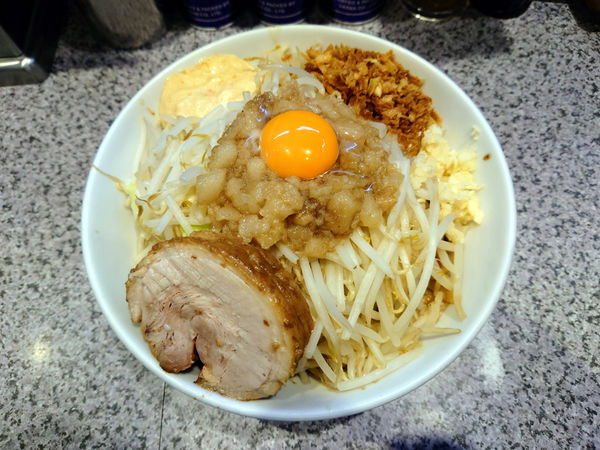 「MIX汁なし ミニ」@ラーメン宮郎の写真