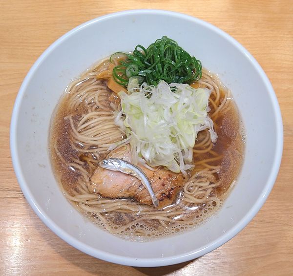 「煮干しそば【限定】＋チャーシューごはん」@佐々木製麺所の写真