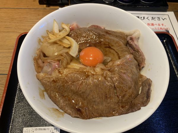 「常陸牛のスキヤキTKM」@鎌ヶ谷 製麺堂てつの写真