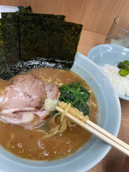 「限定　味噌らーめん」@横浜ラーメン 武蔵家 日吉店の写真