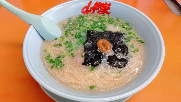 「朝ラーメン(中)」@ラーメン山岡家 厚木店の写真
