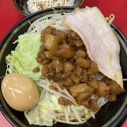 【限定】油そば＋背脂野菜