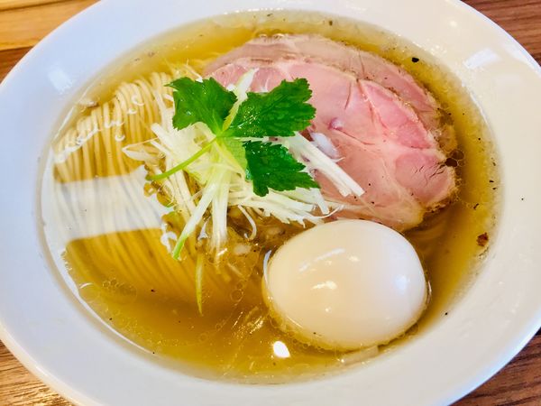 「特製白中華そば【1100円】」@中華そば 心の写真