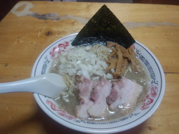 「背脂煮干蕎麦　和え玉　800+200円」@福島屋の写真