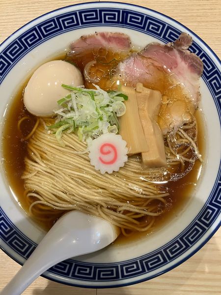 「味玉　中華そば」@中華そば 竹むらの写真